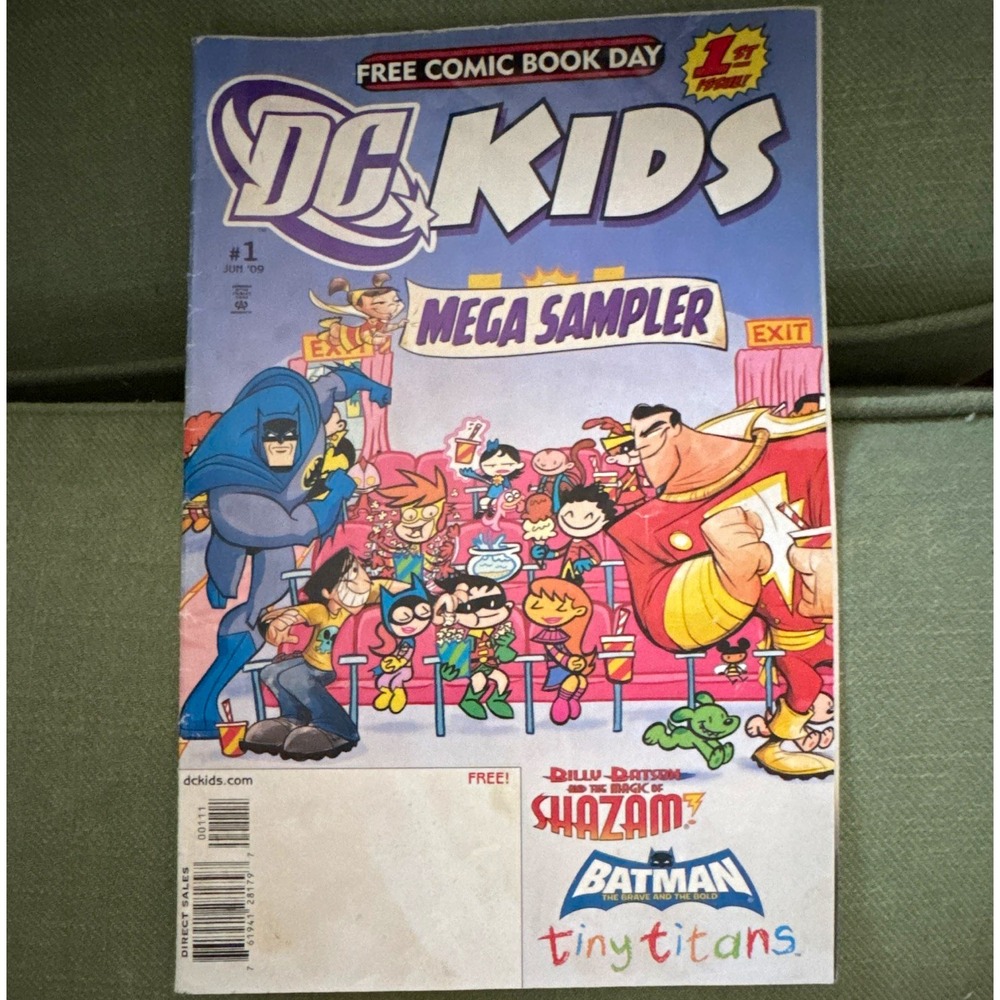 DC Comics Free Comic Book Day Variant DC Kids Mega Sampler #1 2009 Shazam